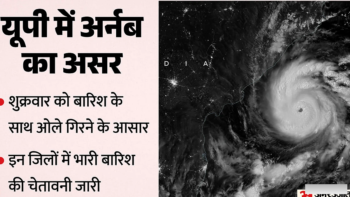 प्रदेश में शुक्रवार से दिखेगा अर्नब का असर, इन जिलों में भारी बारिश और ओले गिरने की चेतावनी; जानिए अलर्ट