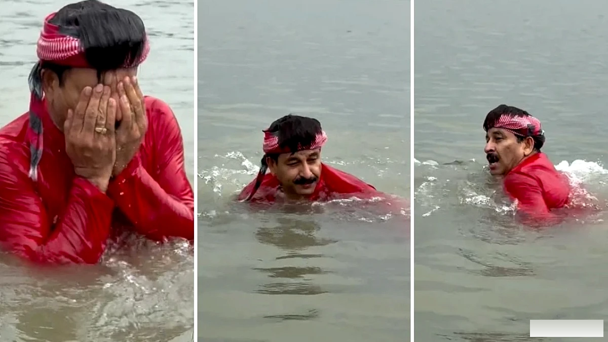 बजट में यमुना सफाई, मनोज तिवारी ने छठ पूजा की घोषणा, AAP ने दावे को झूठा कहा